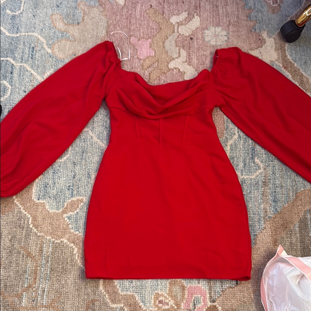 princess polly red mini dress